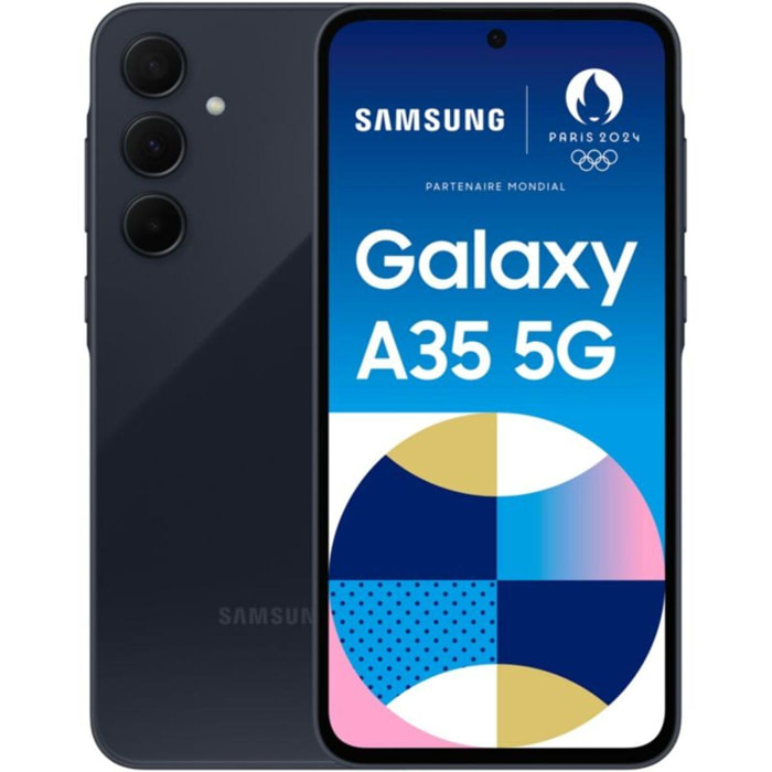 Smartphone SAMSUNG Galaxy A35 Bleu nuit 256Go 5G