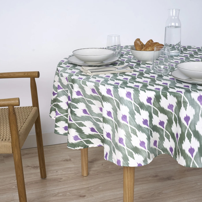 Nappe ronde anti-taches Tevy 924 6 Violet