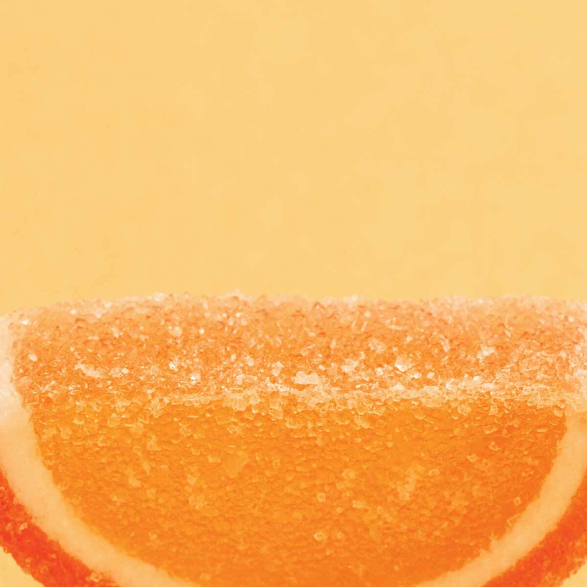 Affiche cuisine bonbon à l'orange Affiche sous cadre noir
