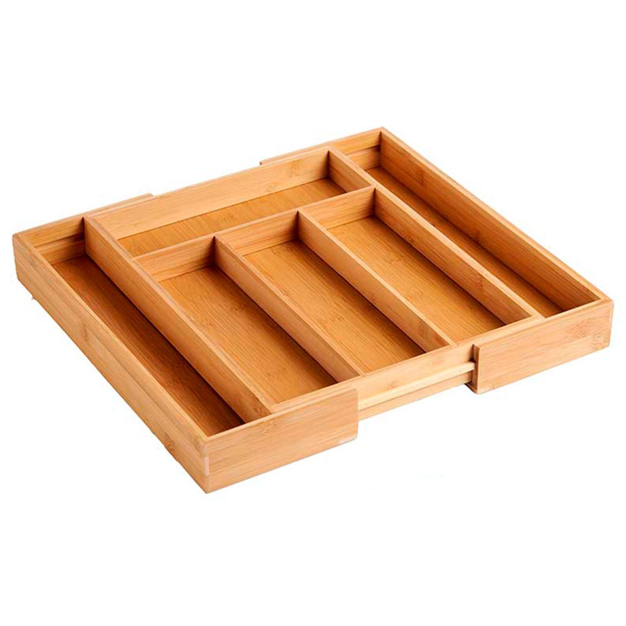 Cubertero bambu 6 huecos extensible colección kinvara