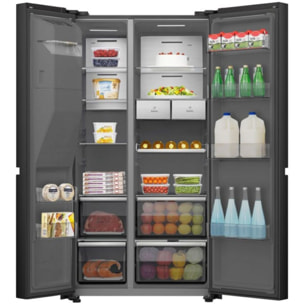 Réfrigérateur Américain HISENSE RS9P628GPFE smart screen