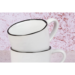 Tasse PURE 12cl - 4 pièces - Blanc Neige