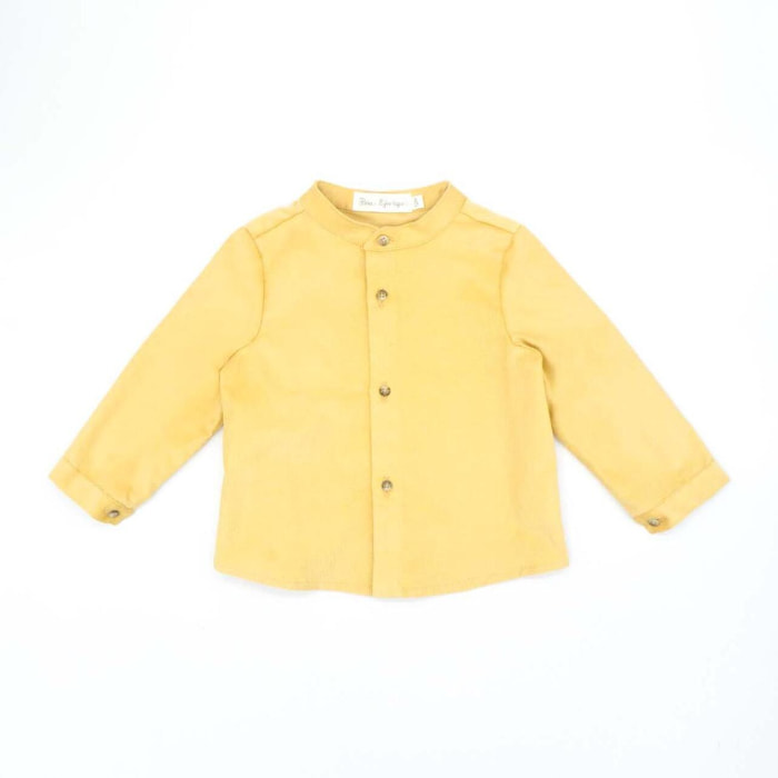 Camisa micropana mostaza