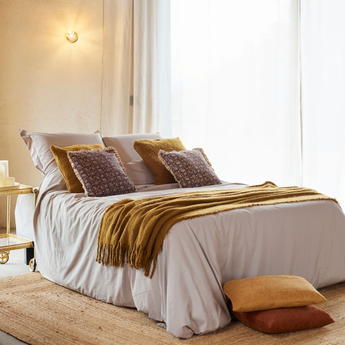 Housse de couette 100% Percale de Coton ORIGINE - Sable