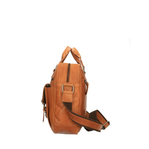 Borsa a mano  da uomo In Vera pelle Made in Italy 40x30x10 cm