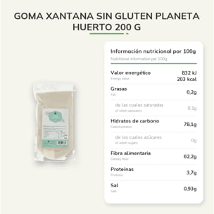 Goma xantana sin gluten Planeta Huerto 200 g