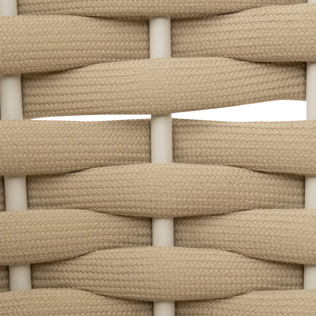 Lot de 2 fauteuils de jardin "Yconia" argile & beige aluminium et polyester