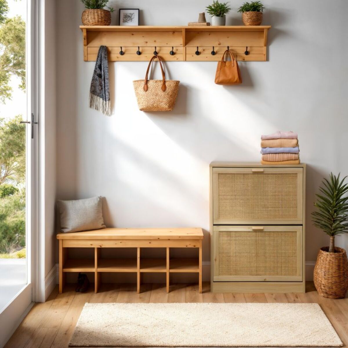 Zapatero Made Pino - Rattan