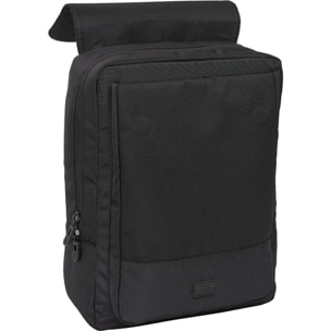 Mochila con solapa portatil 13,3+usb real madrid premium