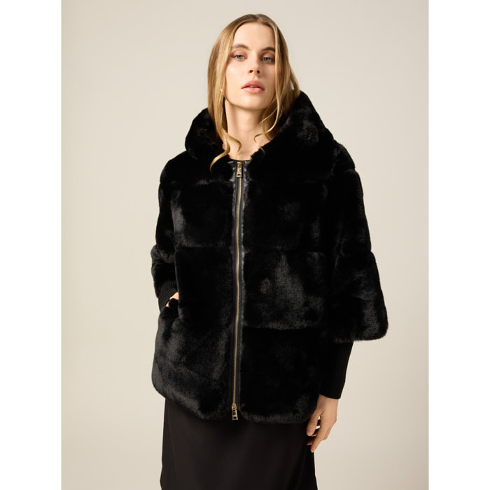 Oltre - Chaqueta con capucha - Negro