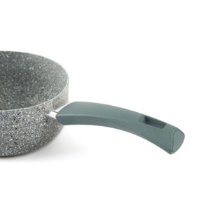 Casseruola 16 cm Excelsa – Country Rock, Alluminio Antiaderente Grigio