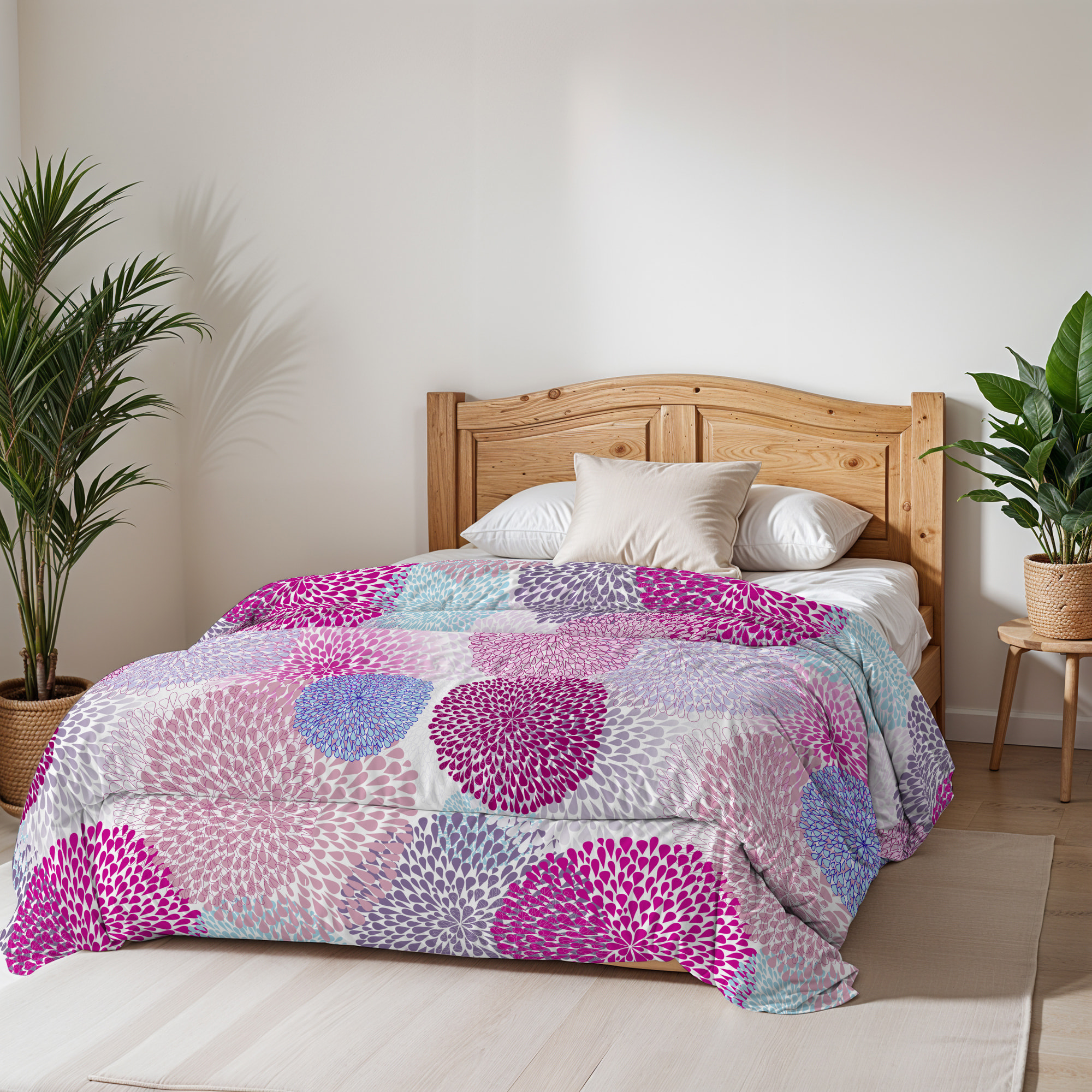 TRAPUNTA BASIC INVERNALE STAMPATA PIAZZA E MEZZA, SOFFIONI