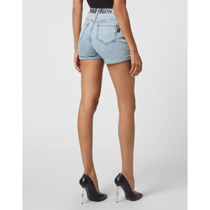 PHILIPP PLEIN Pantalones cortos vaqueros