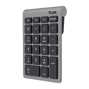Pavé numérique TRUST Sans fil en aluminium