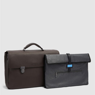 Piquadro Cartella da lavoro porta pc 15,6" personalizzabile