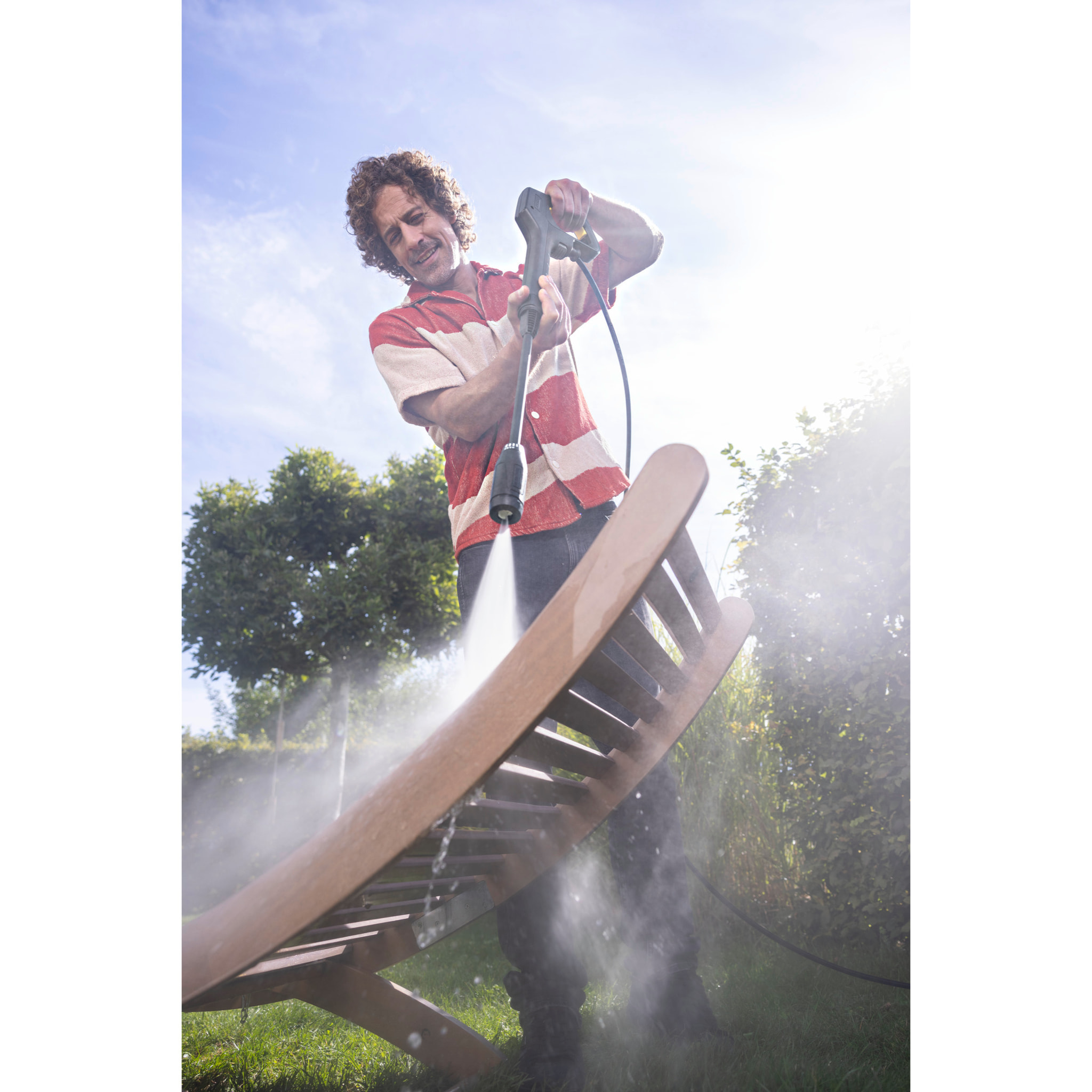 Nettoyeur haute pression Karcher K 2 Horizontal VPS - Pression 110 bar- Débit 360 l/h- Position horizontale stable