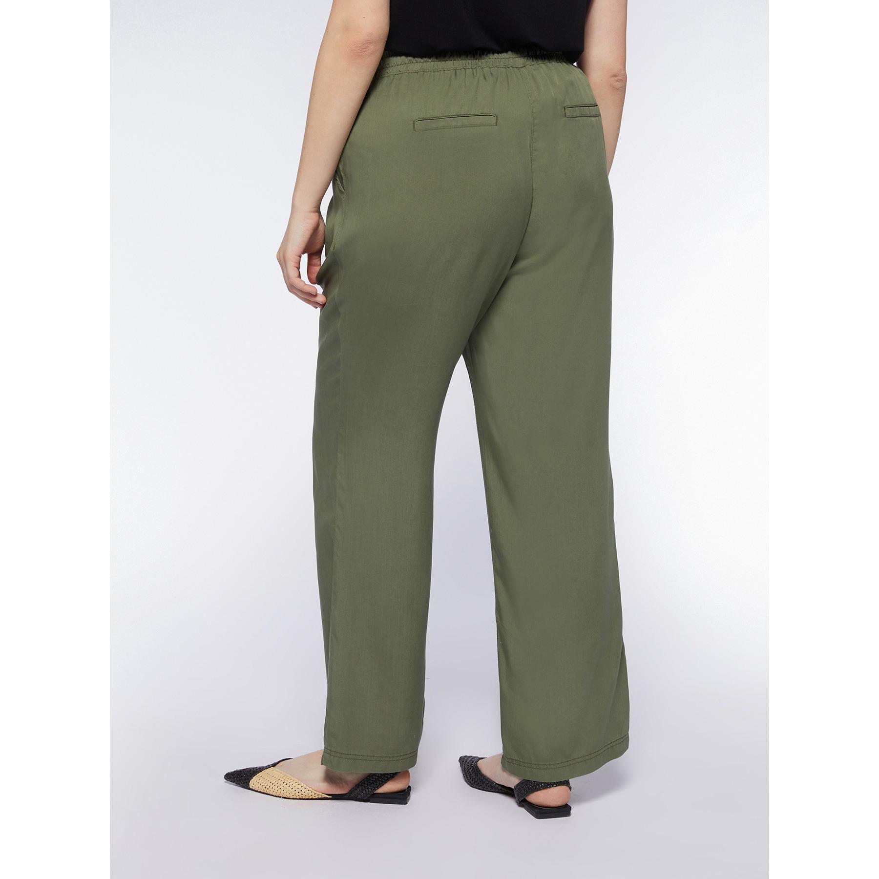 Fiorella Rubino - Pantalones joggers de pierna ancha - Verde