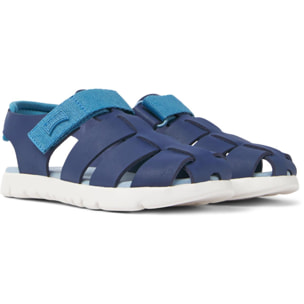 CAMPER Oruga - Sandalias Azul Infantil Unisex