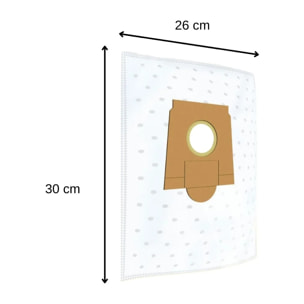 Lot de 4 packs de 4 sacs aspirateur 64865 pour Bosch TopFilter Premium