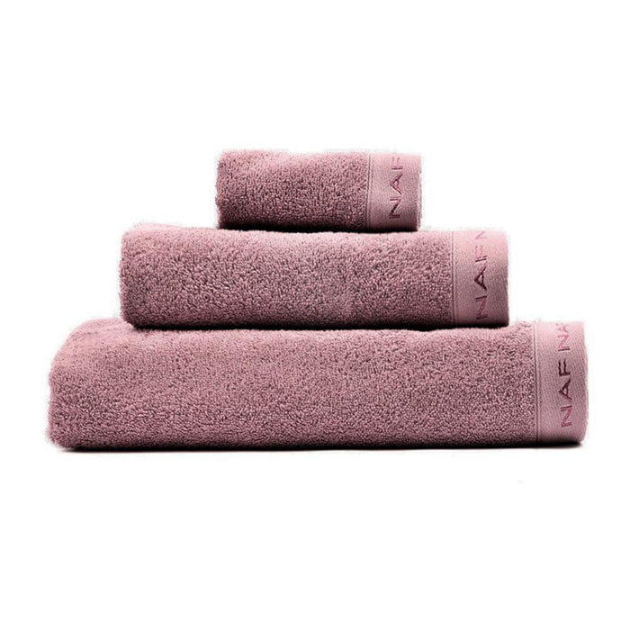 Lot de 3 serviettes CASUAL - 100% coton - 500grm/2 - mauve