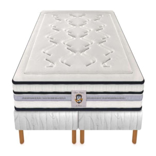 Ensemble Chambourcy - matelas 2 places + 2 sommiers