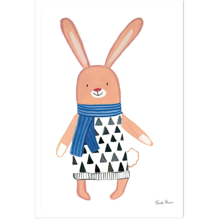 Affiche enfant copains de quartier  Affiche seule