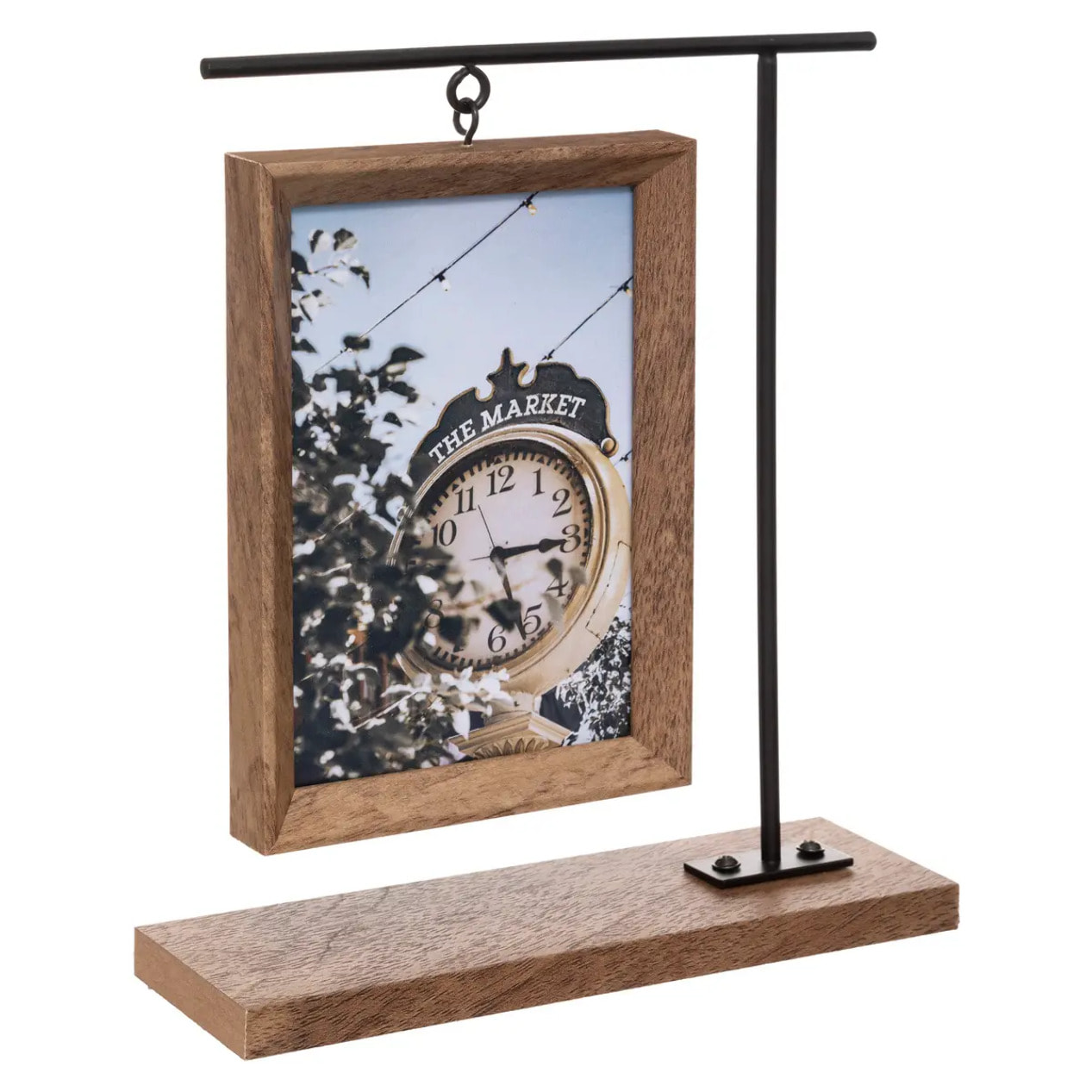 Cadre photo suspendu "Tyler" bois 10x15cm