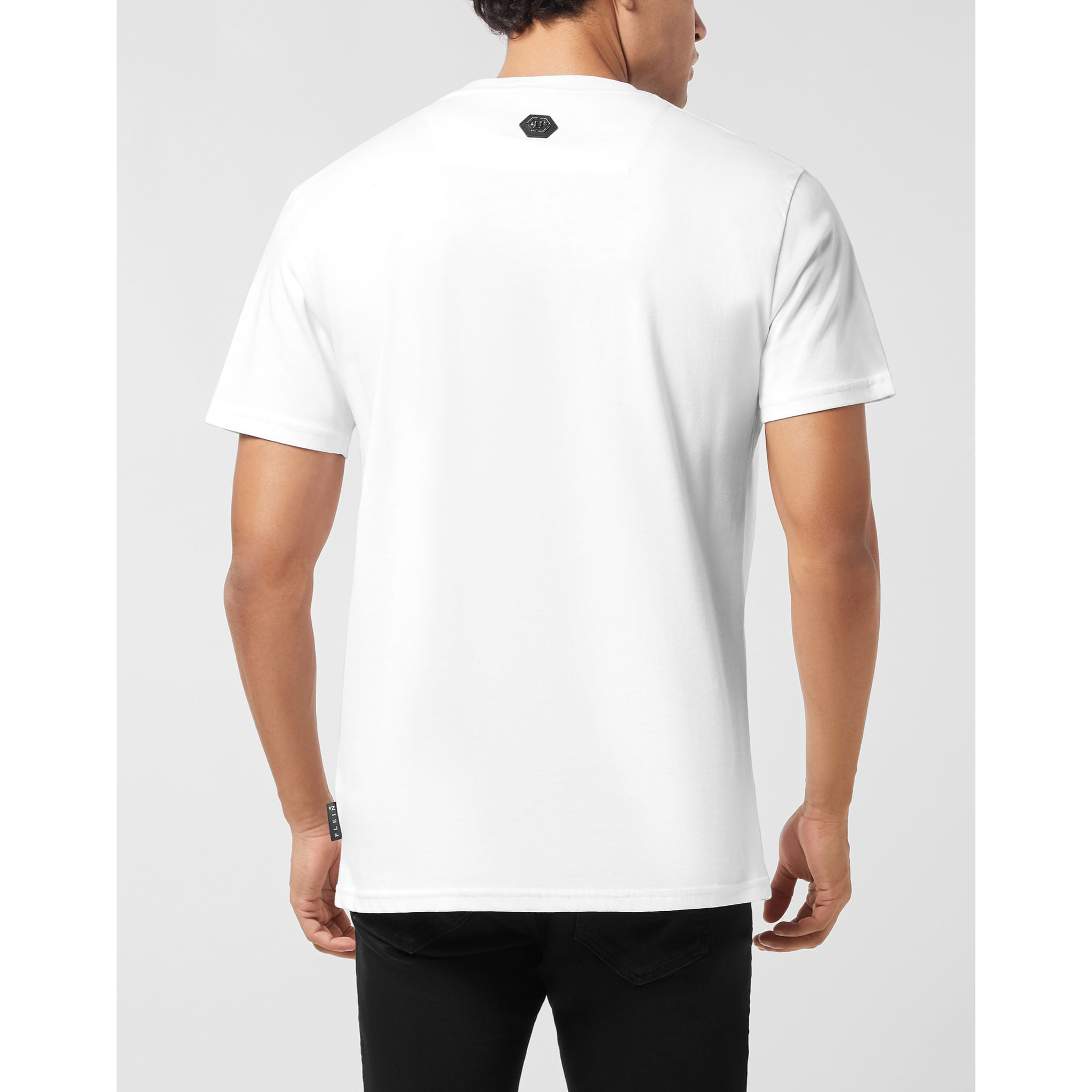 PHILIPP PLEIN Camiseta de cuello redondo y manga corta EAGLE