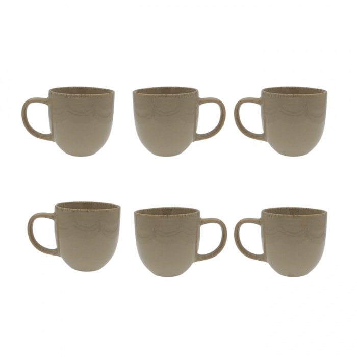 Lot de 6 mugs, DUNE