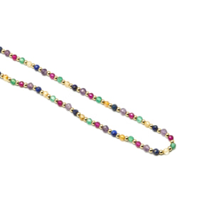 Collar Shedi acabado oro amarillo 18k