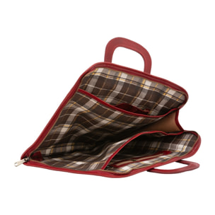 Borsa da lavoro uomo in vera pelle - Modello False - 100% Made in Italy - 40.0 x 30.0 x 6.0 cm