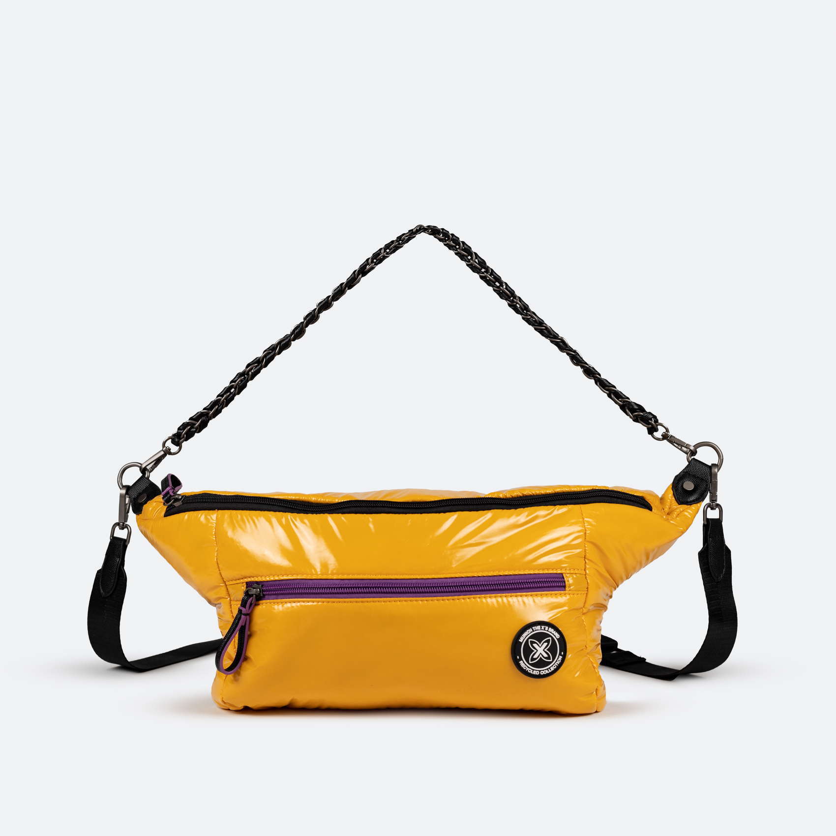 GLOSS RECYCLED FANNYPACK XL C/YELLOW