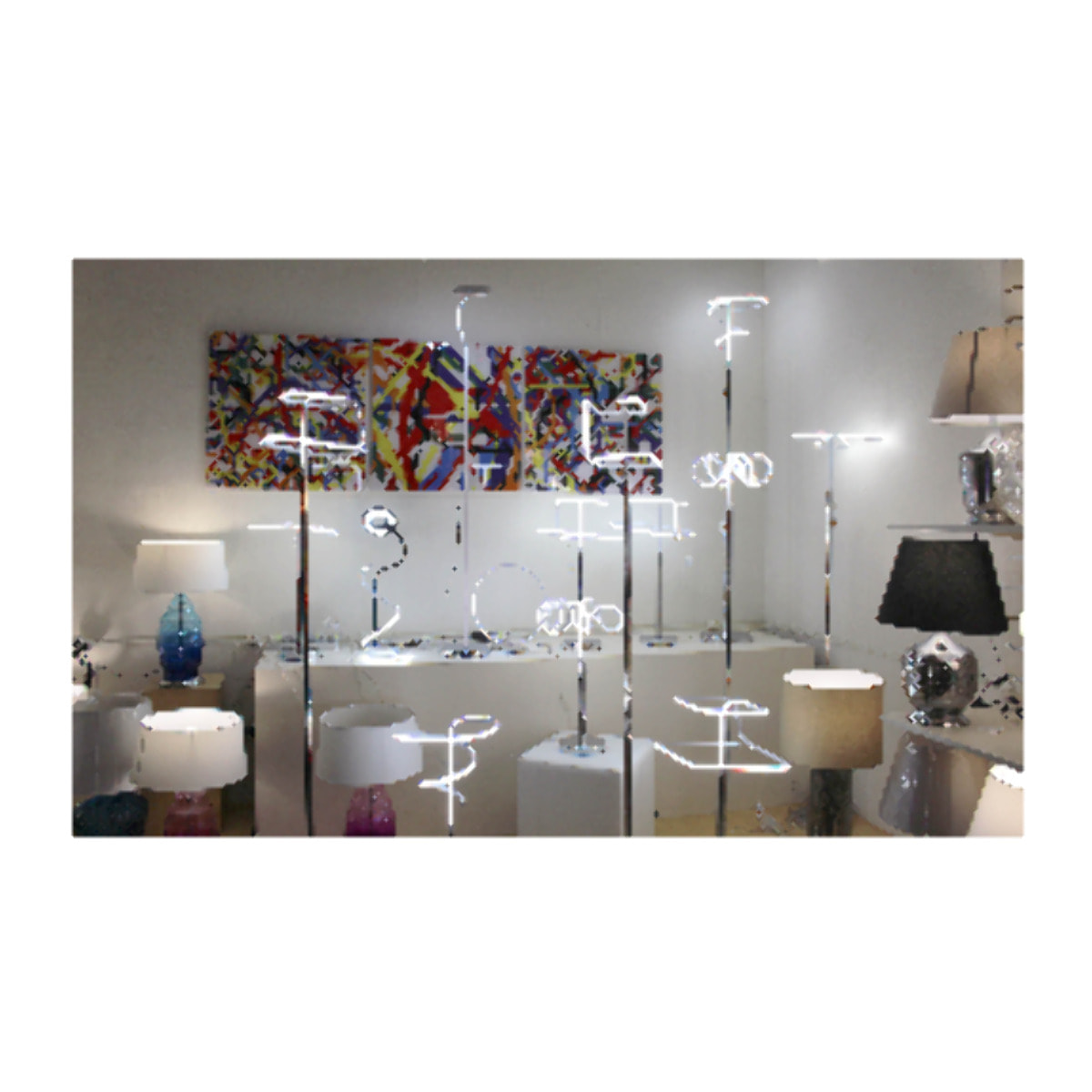 Lampadaire design et original LED angulaire - SPOK