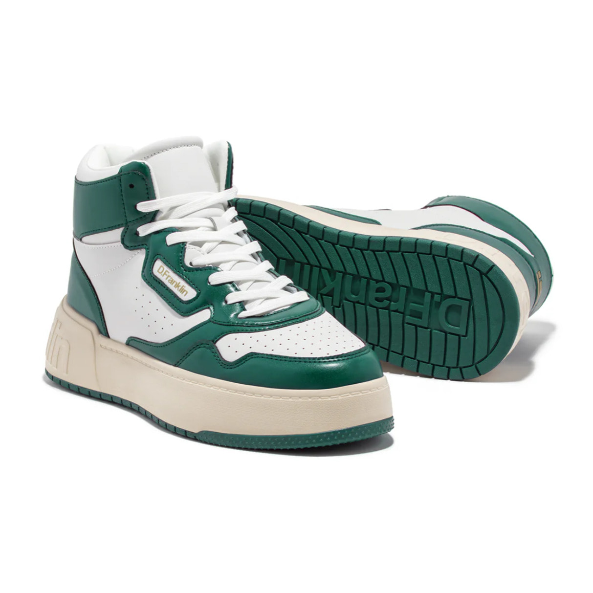 Zapatillas Altas Abotinadas Unisex High Court Basic Green / Green D.Franklin