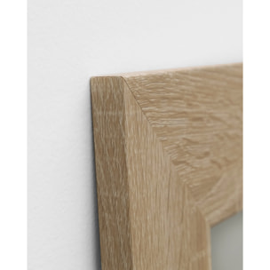 Miroir effet bois de chêne foncé en différentes tailles