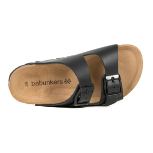 Sandalia BABUNKERS NEGRO