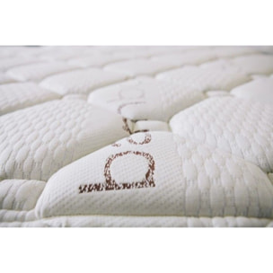 Colchón Viscoelástico Bamboo Altura 24 cm +/-2, Firmeza Media-Alta