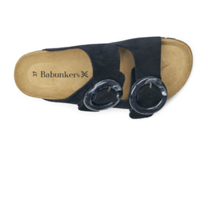 SANDALIA FORMENTERA BABUNKERS NEGRO