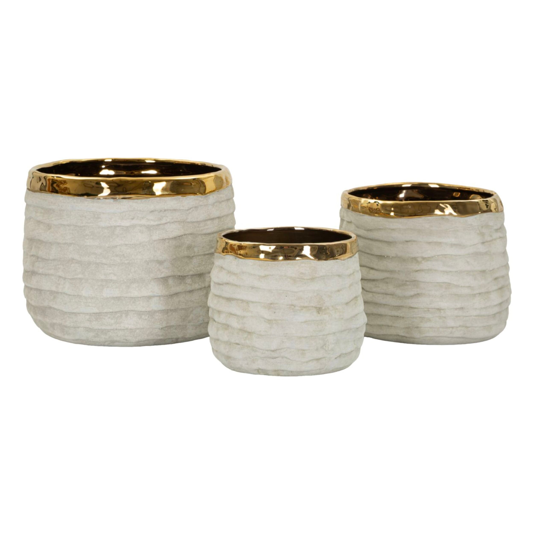 CACHEPOT LIMA ALTI TRIS CM Ø 23X17,5-18,5X15-15X12,5