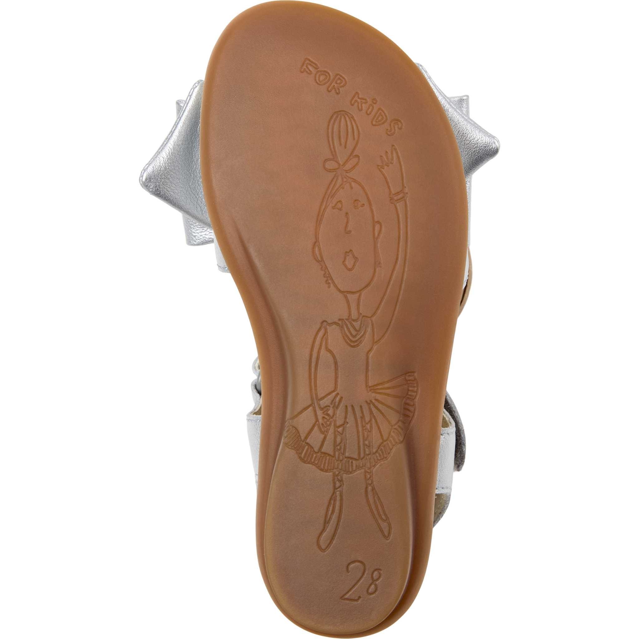 Sandalias - CAMPER Right - Gris - Cuero liso