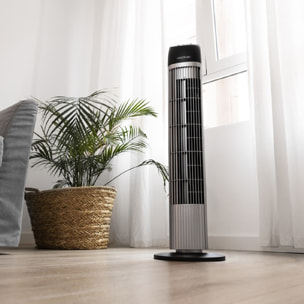 Ventilador de Torre con Temporizador EnergySilence 850 Skyline. 45 W, Altura 33"