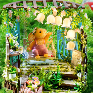 Colección Botellas de Ensueño, Cuento de Hadas. Maqueta 3D realista con gran detalle y luces led.