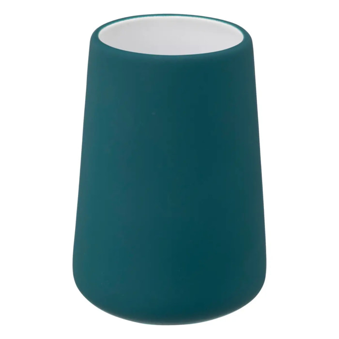 Gobelet en céramique "Colorama" bleu pétrole