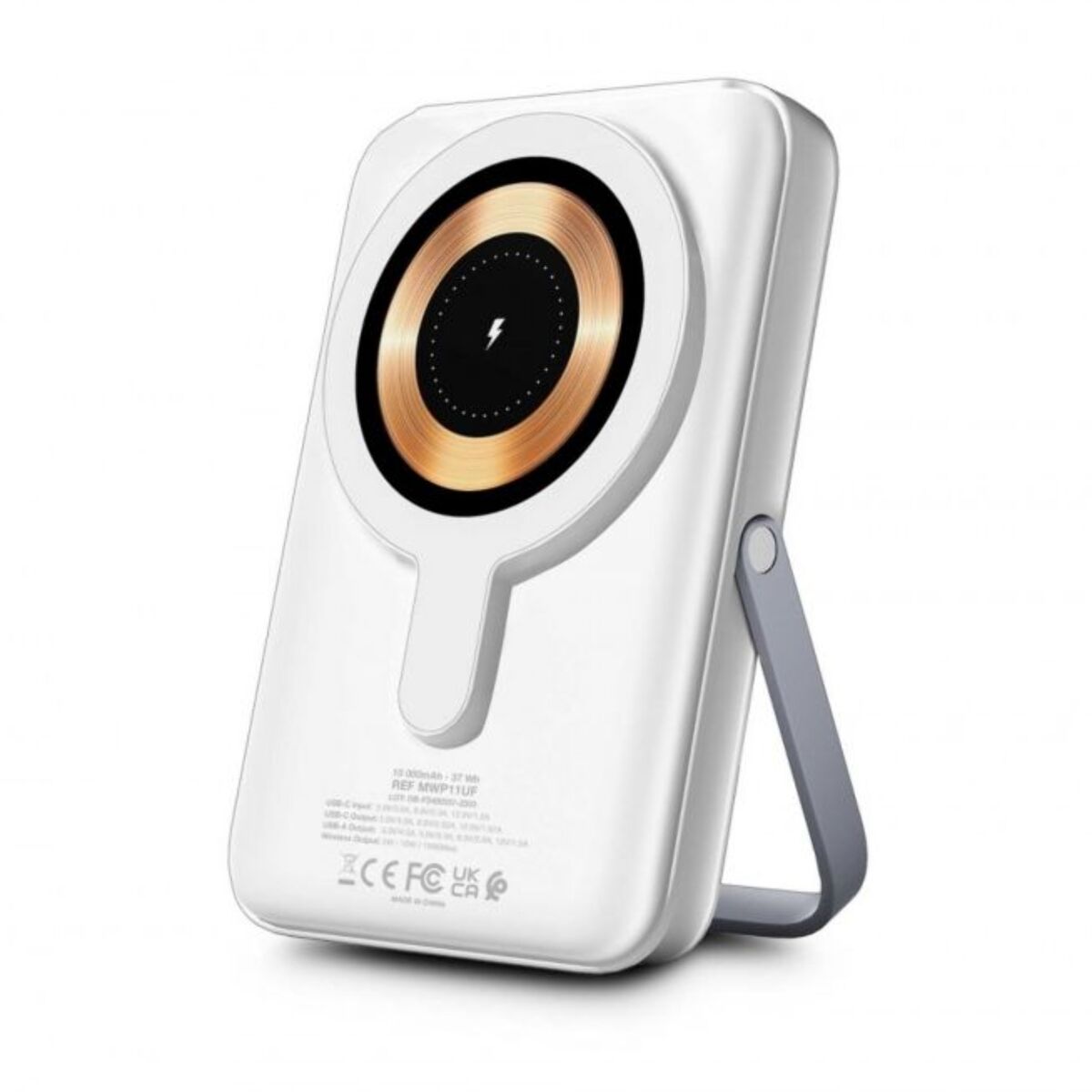 Batterie externe URBAN FACTORY 10000 mAh MagSafe blanc