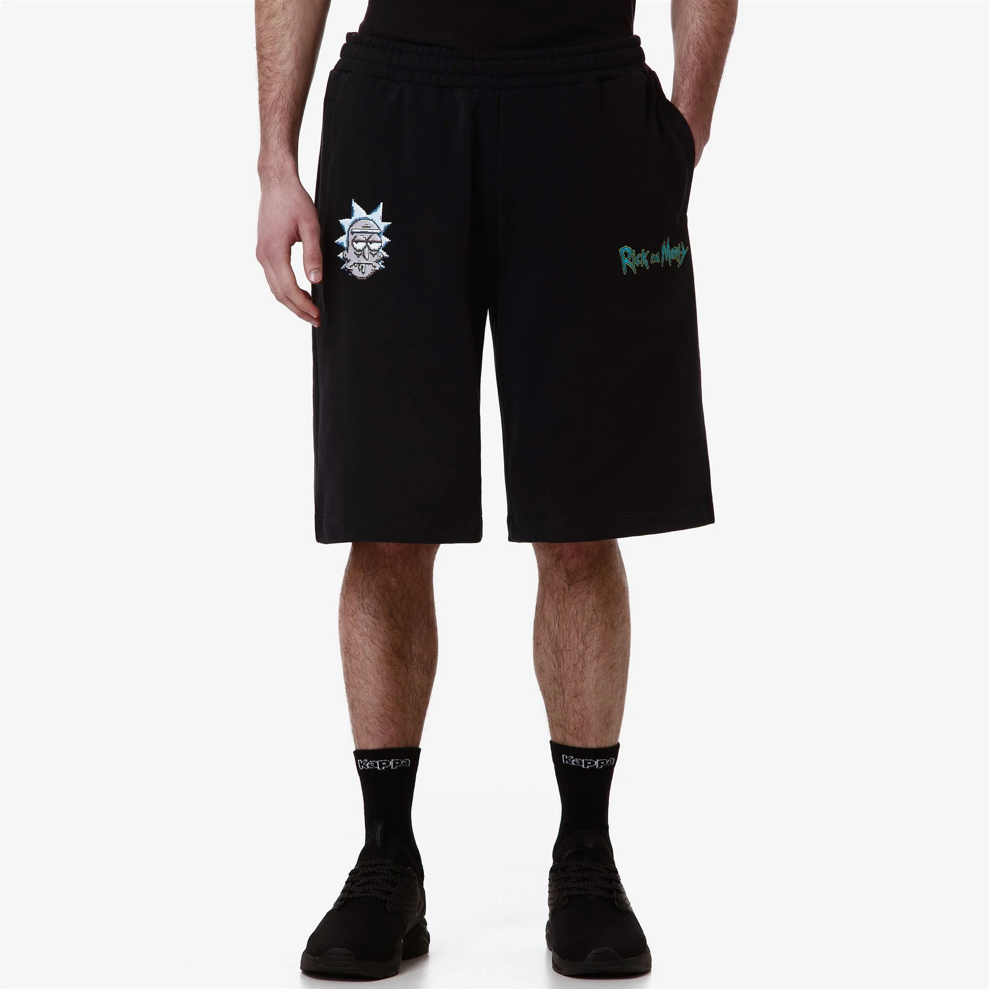 Kappa - Pantaloncini Uomo Nero - AUTHENTIC MARCEL