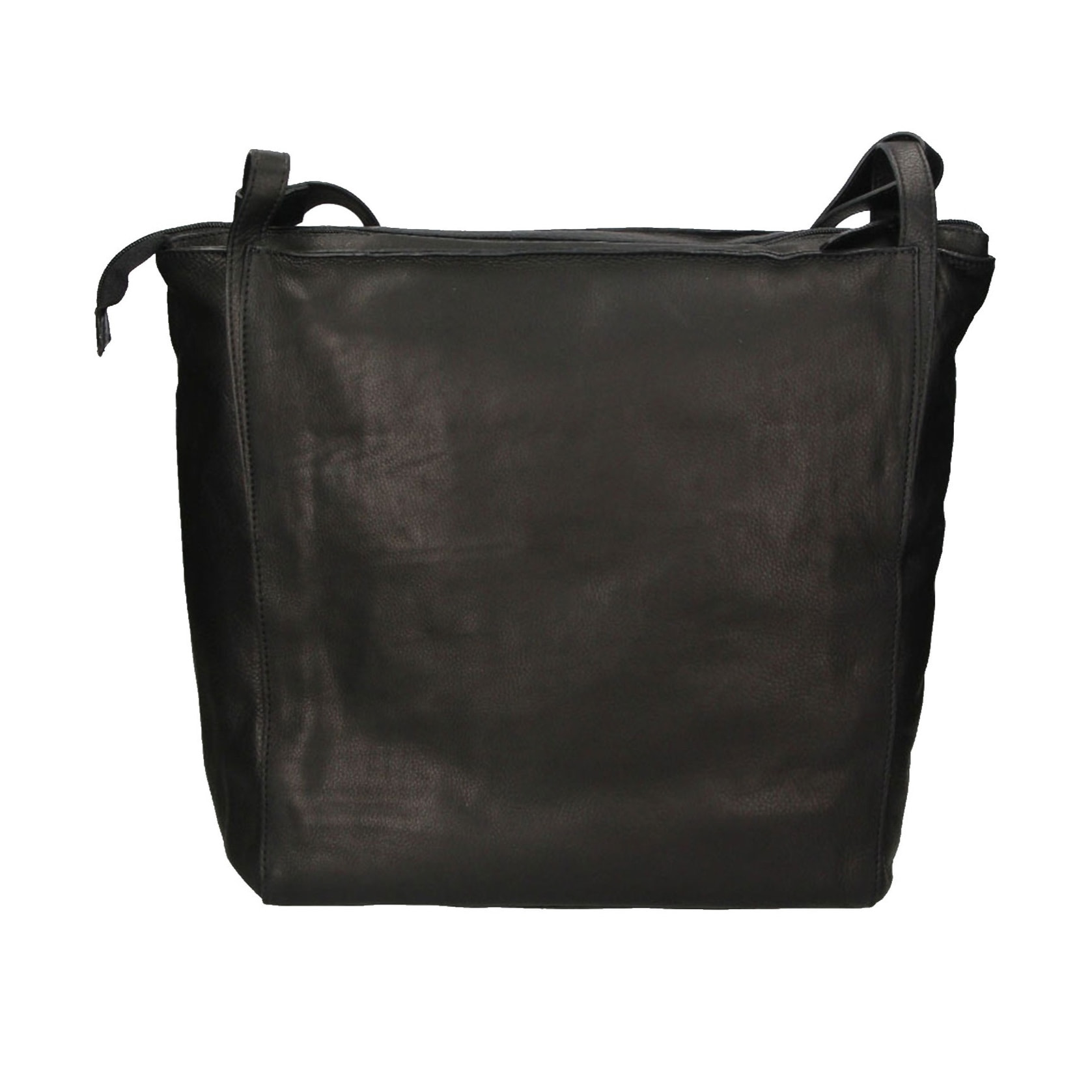 Borsa a tracolla da uomo - Modello False - Vera pelle - 37.0 x 36.0 x 14.0 cm