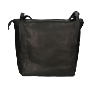 Borsa a tracolla da uomo - Modello False - Vera pelle - 37.0 x 36.0 x 14.0 cm