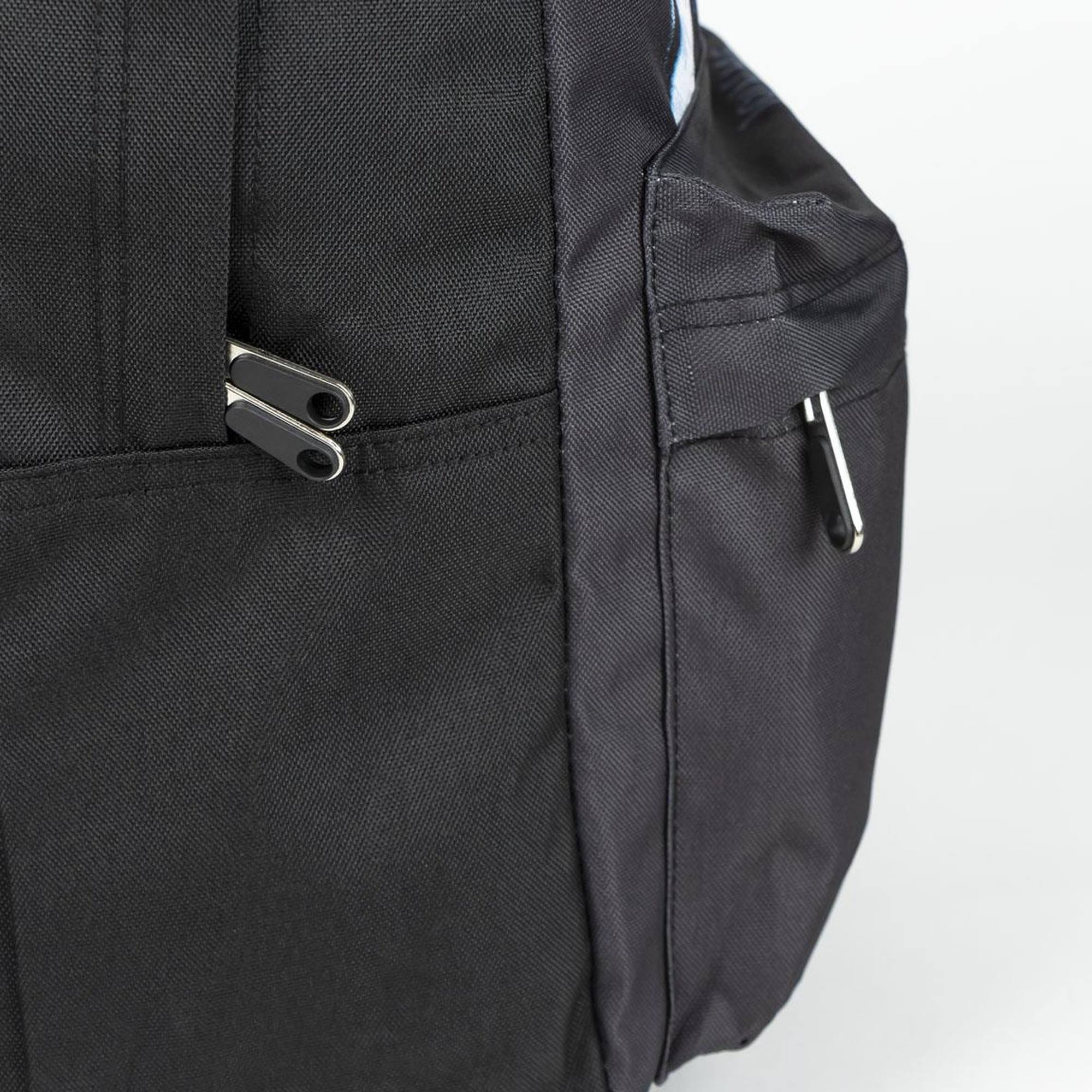 Mochila casual de star wars - color negro - 32x12x42 cm - fabricada en poliéster - estampado con motivos de star wars