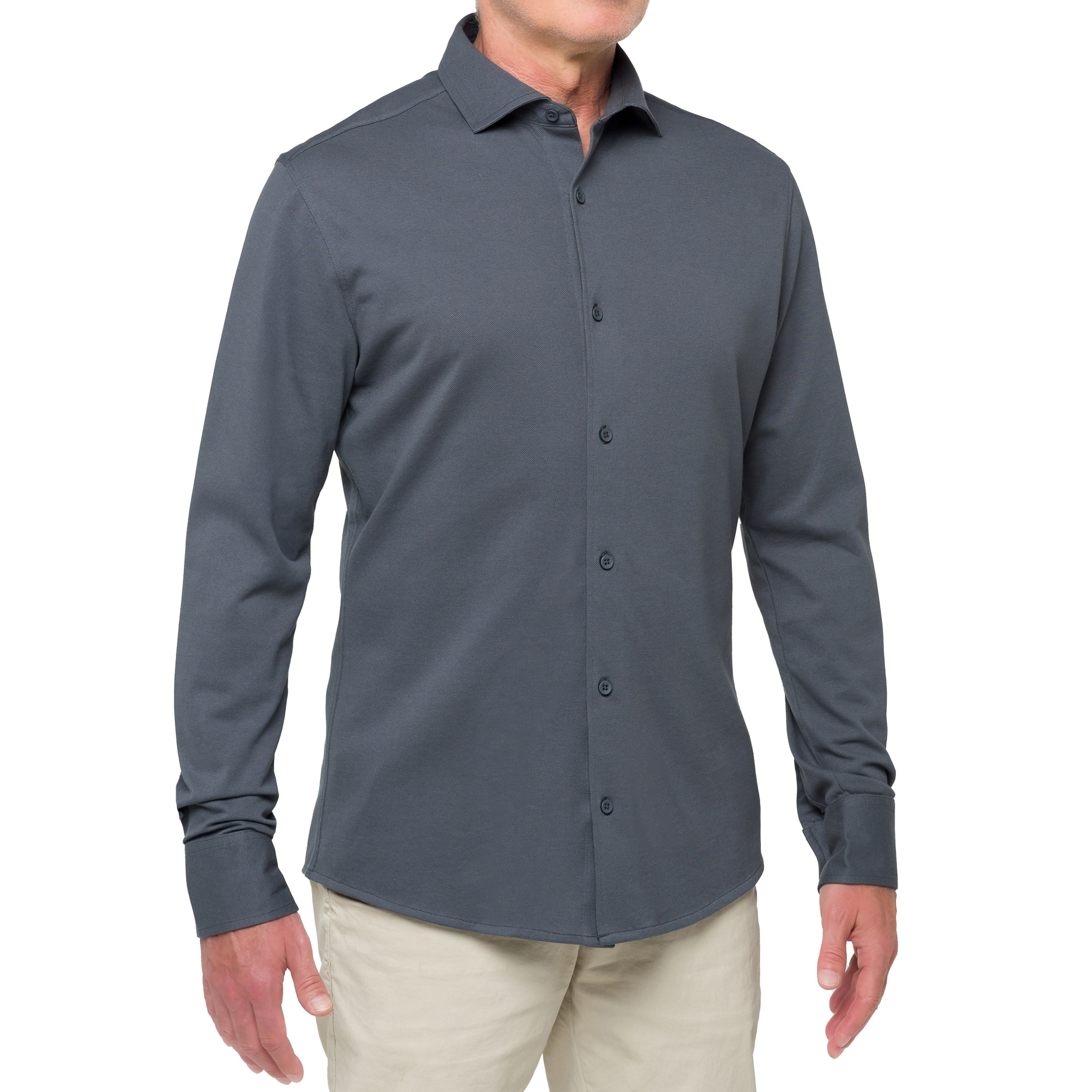 Camicia in cotone Hot Buttered Jefferson Grigio.