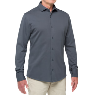 Camicia in cotone Hot Buttered Jefferson Grigio.